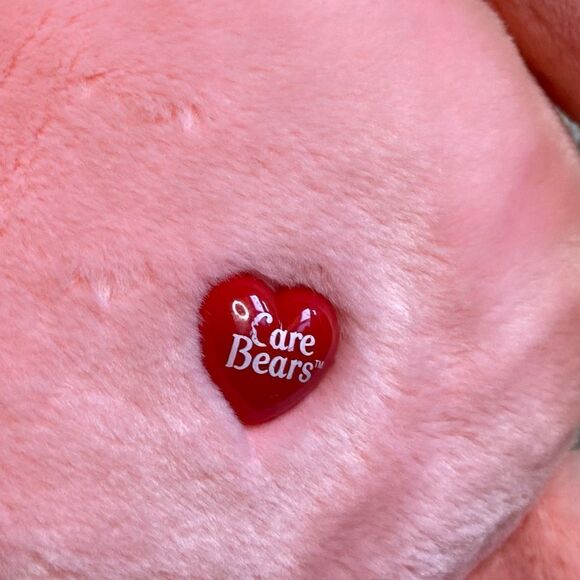 Nwt Vtg 2004 Care Bears Large Stuffed Pink Toy Bear Cheer Jumbo Plush Animal 25” - Picture 4 of 8
